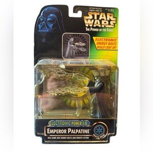 Star Wars Emperor Palpatine Action Figure with Energy Bolts